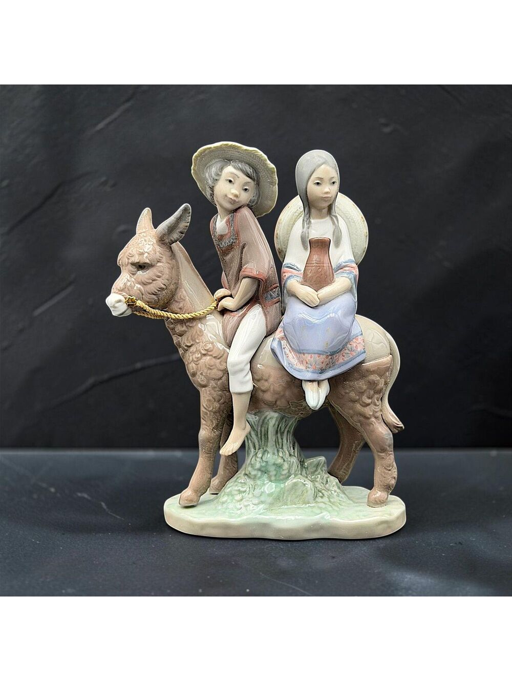 Vintage Lladro #5354 A Ride in the Country Porcelain Figurine w/ Original Box 8"